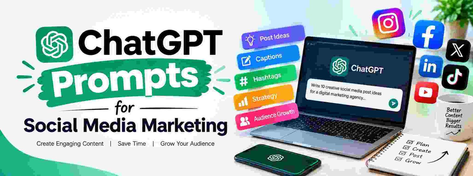 ChatGPT Prompts for Social Media Marketing